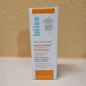 Bliss Rest Assured Eye Cream